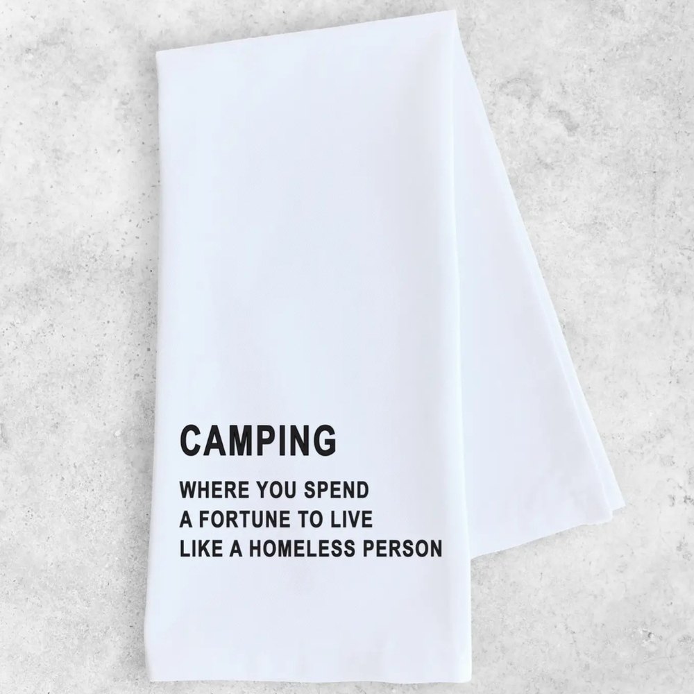 NWT SARCASTIC 100 Percent Cotton White Tea Towel